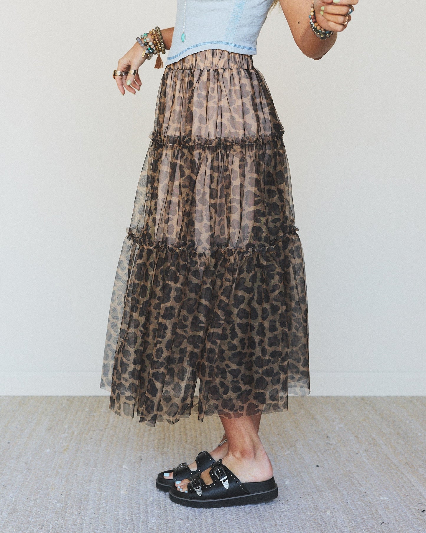 Wild Night Maxi Skirt - Mocha