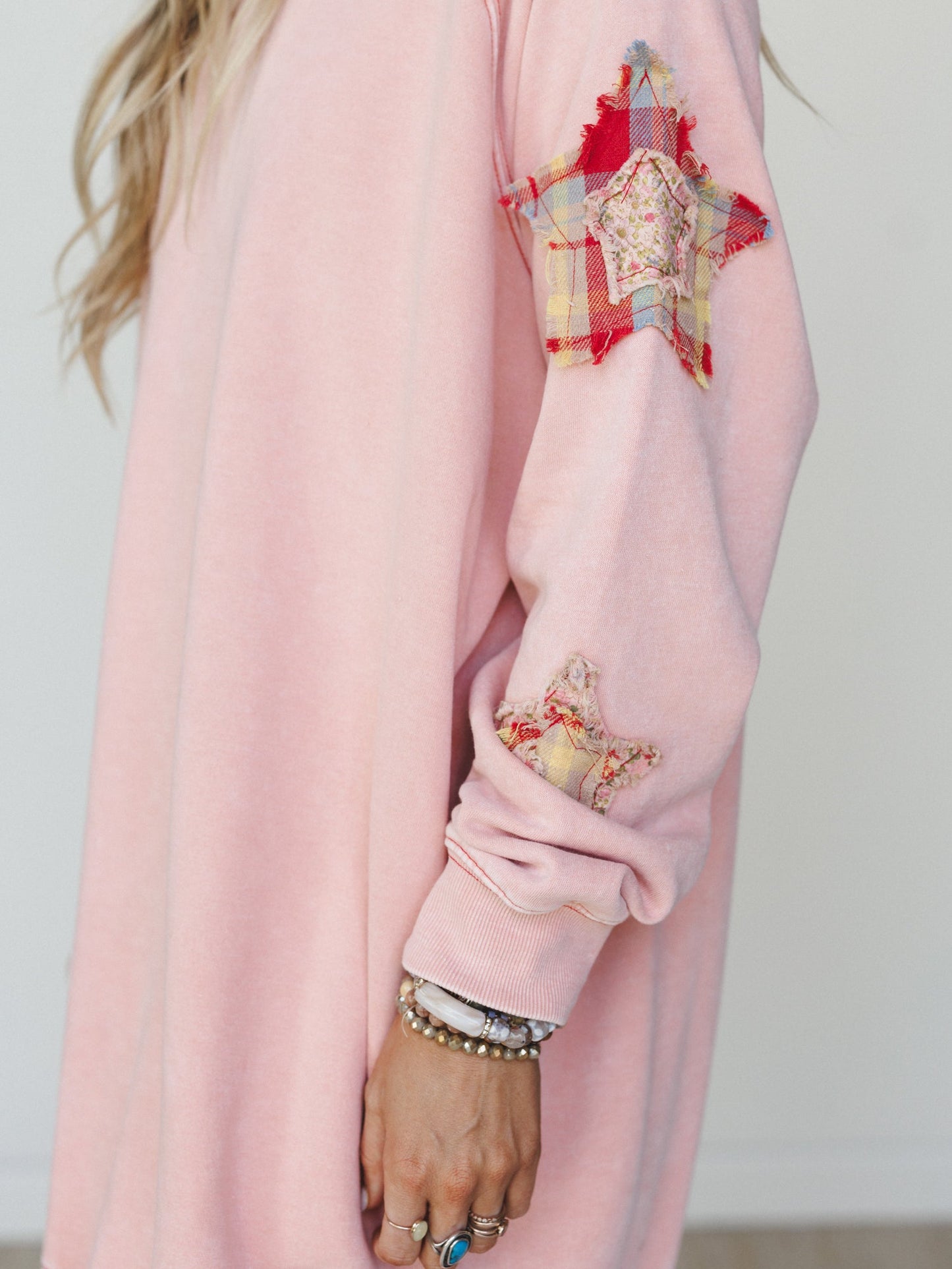 Starfall of Wonder Long Sleeve Dress
- Blush