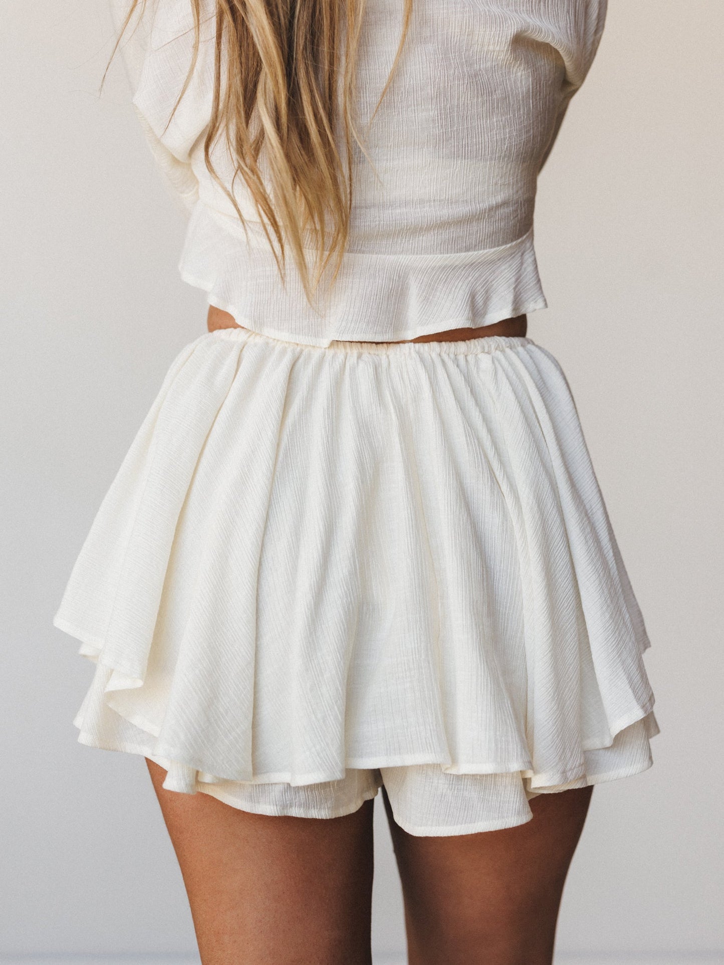 Anaya Shorts - Cream