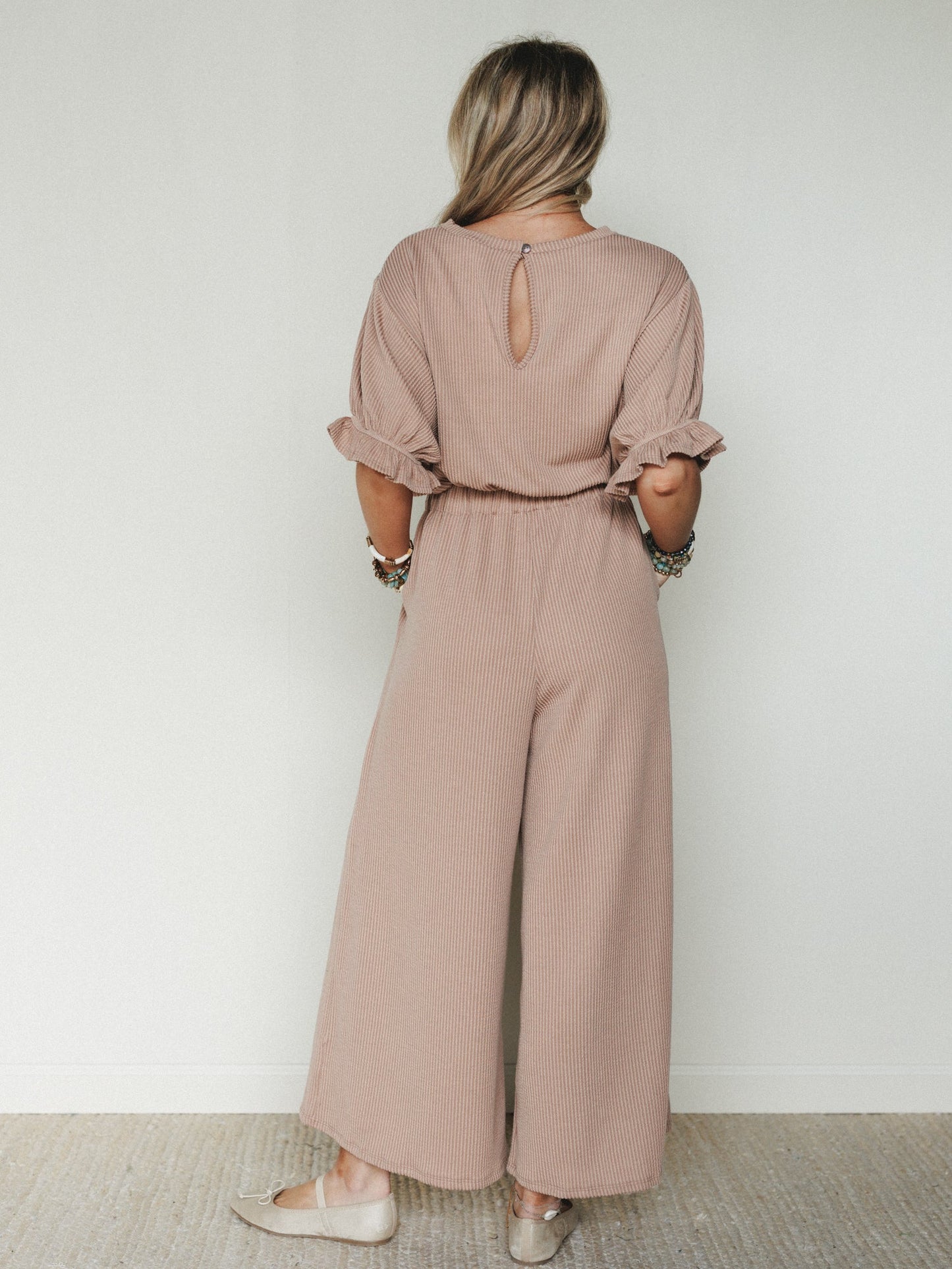 The Nest Open Sky Jumpsuit - Peanut Butter