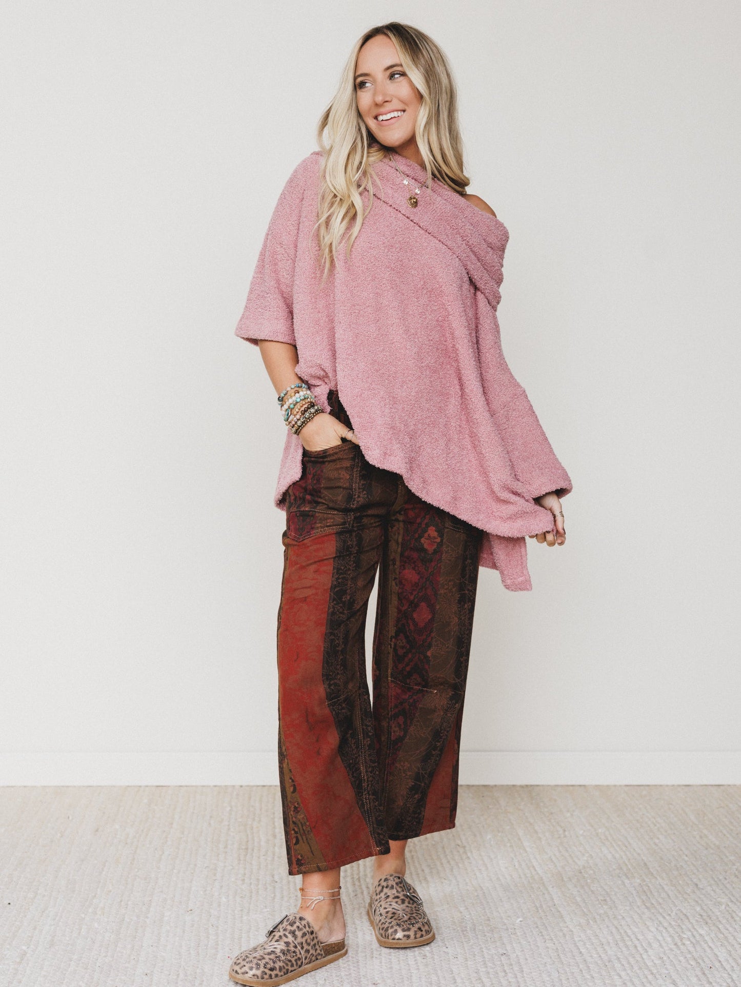 Lazy Daze Pants - Rust