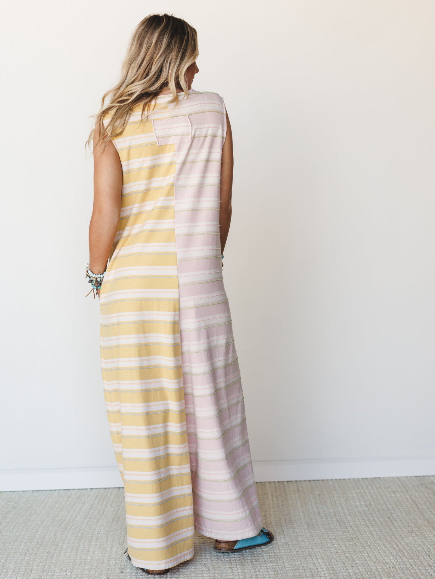 The Nest Cruise Lines Jumpsuit - Mustard Pink