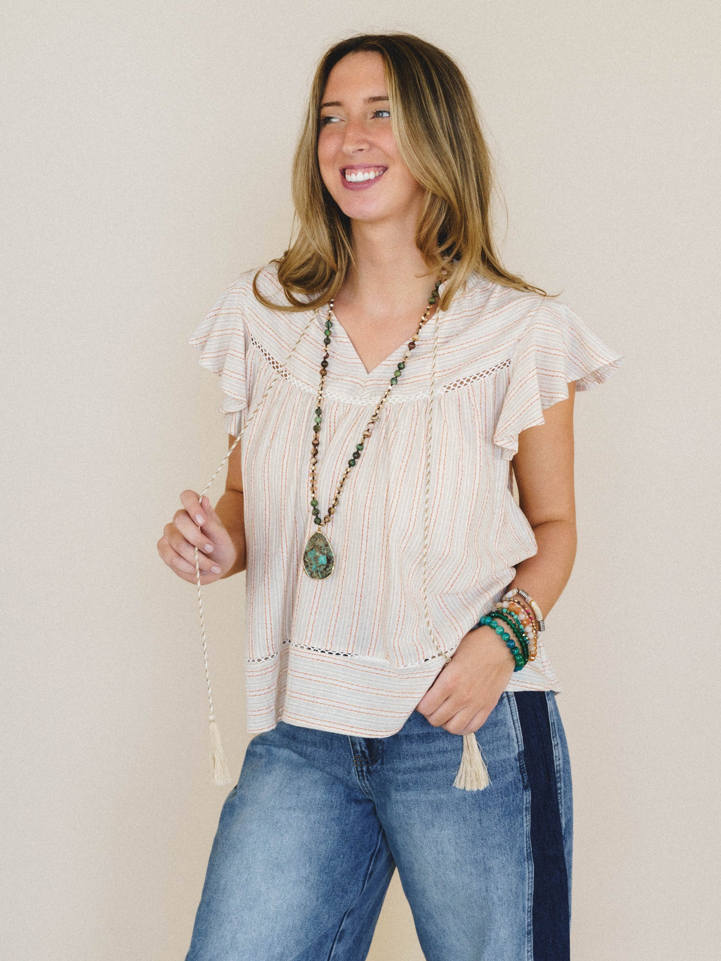 Meadow Sunrise Blouse
- Oatmeal