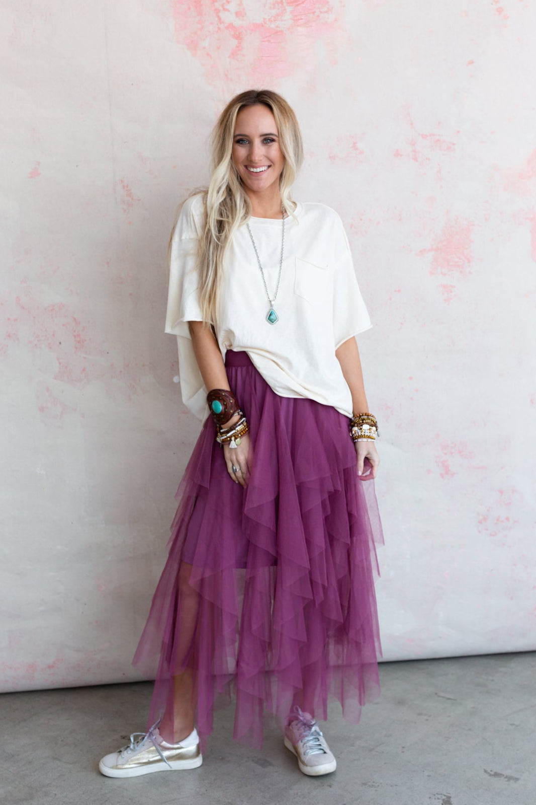 Boho Ballerina Skirt - Mauve