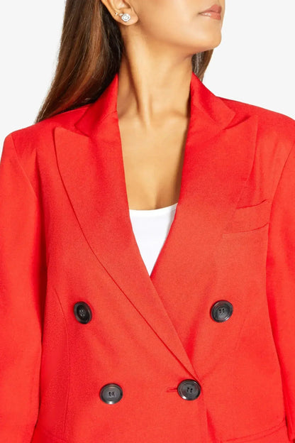 Summer Longline Blazer - Versatile UK-Made Jacket | Femstylo