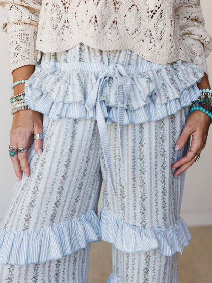 French Truffle Pants - Light Blue