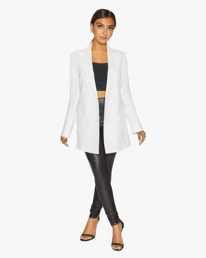 Summer Longline Blazer - Versatile UK-Made Jacket | Femstylo