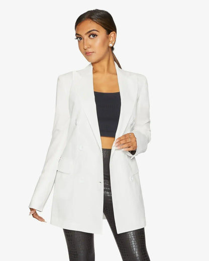 Summer Longline Blazer - Versatile UK-Made Jacket | Femstylo