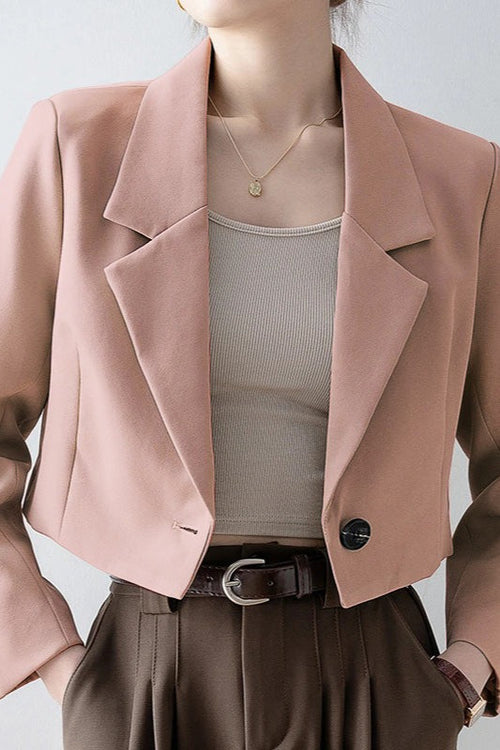 Short Length Relaxed Blazer