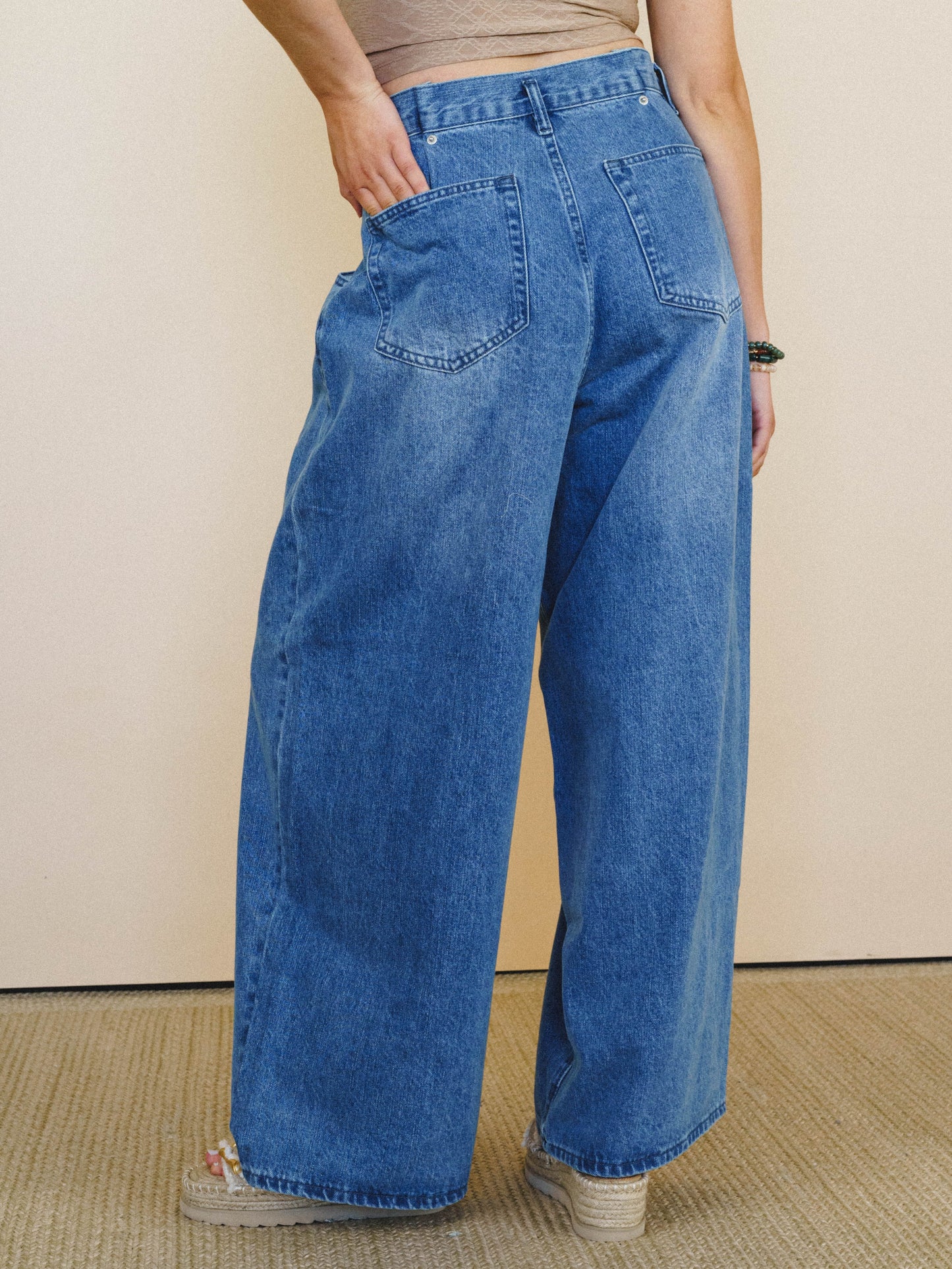 Jenny Cool Trouser Jeans - Denim Blue