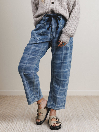 Pixie Party Jeans - Denim Plaid