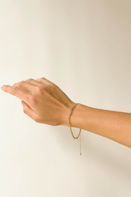 DOUBLE CHAIN BRACELET