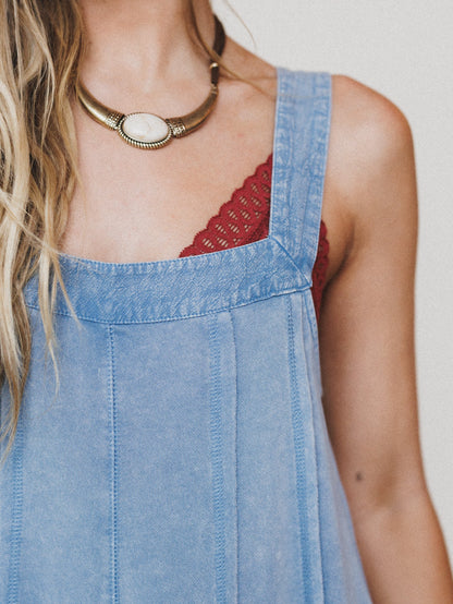 Wild Sun Jumpsuit - Dusty Blue