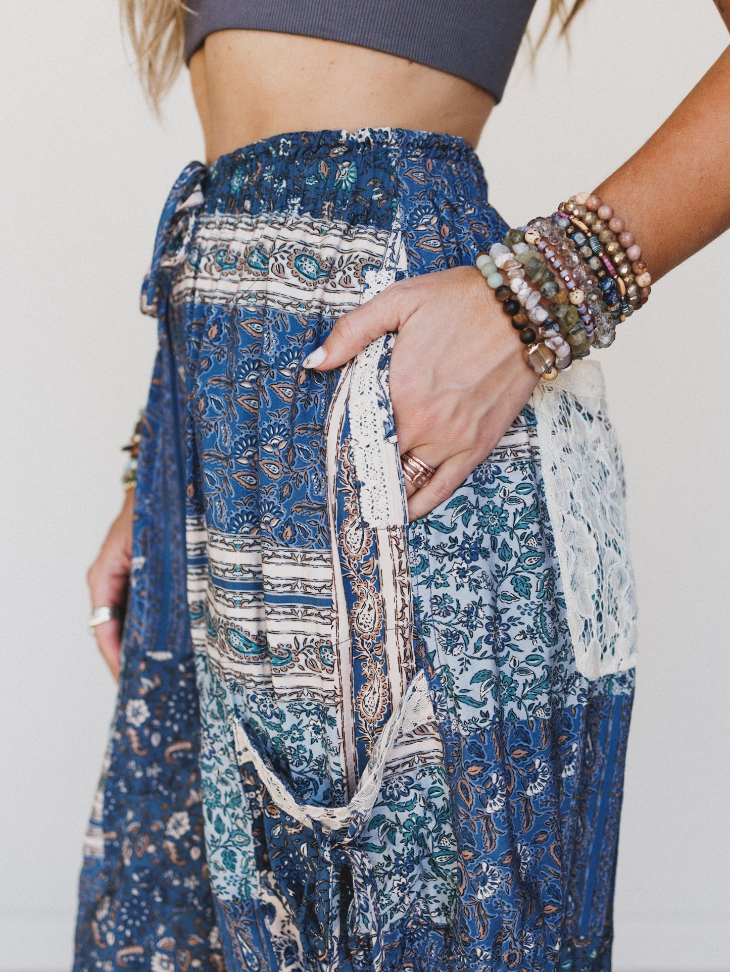 Bohemian Memories Pant - Blue