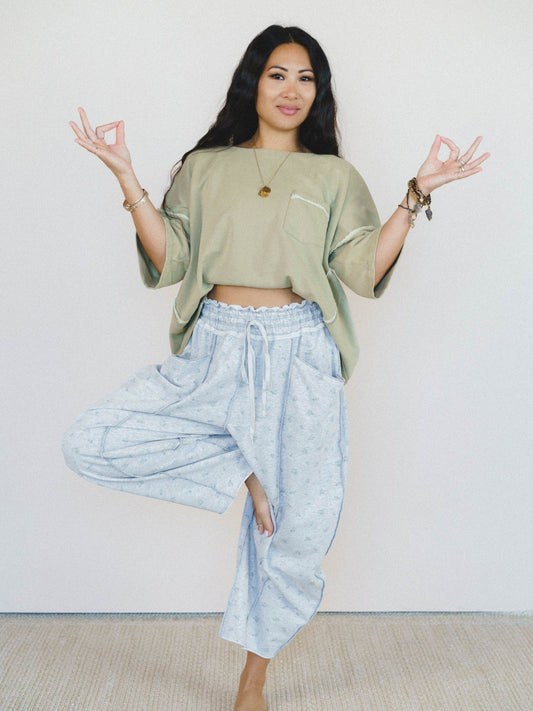 New in Town Pants - Heather Gray