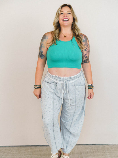 New in Town Pants - Heather Gray