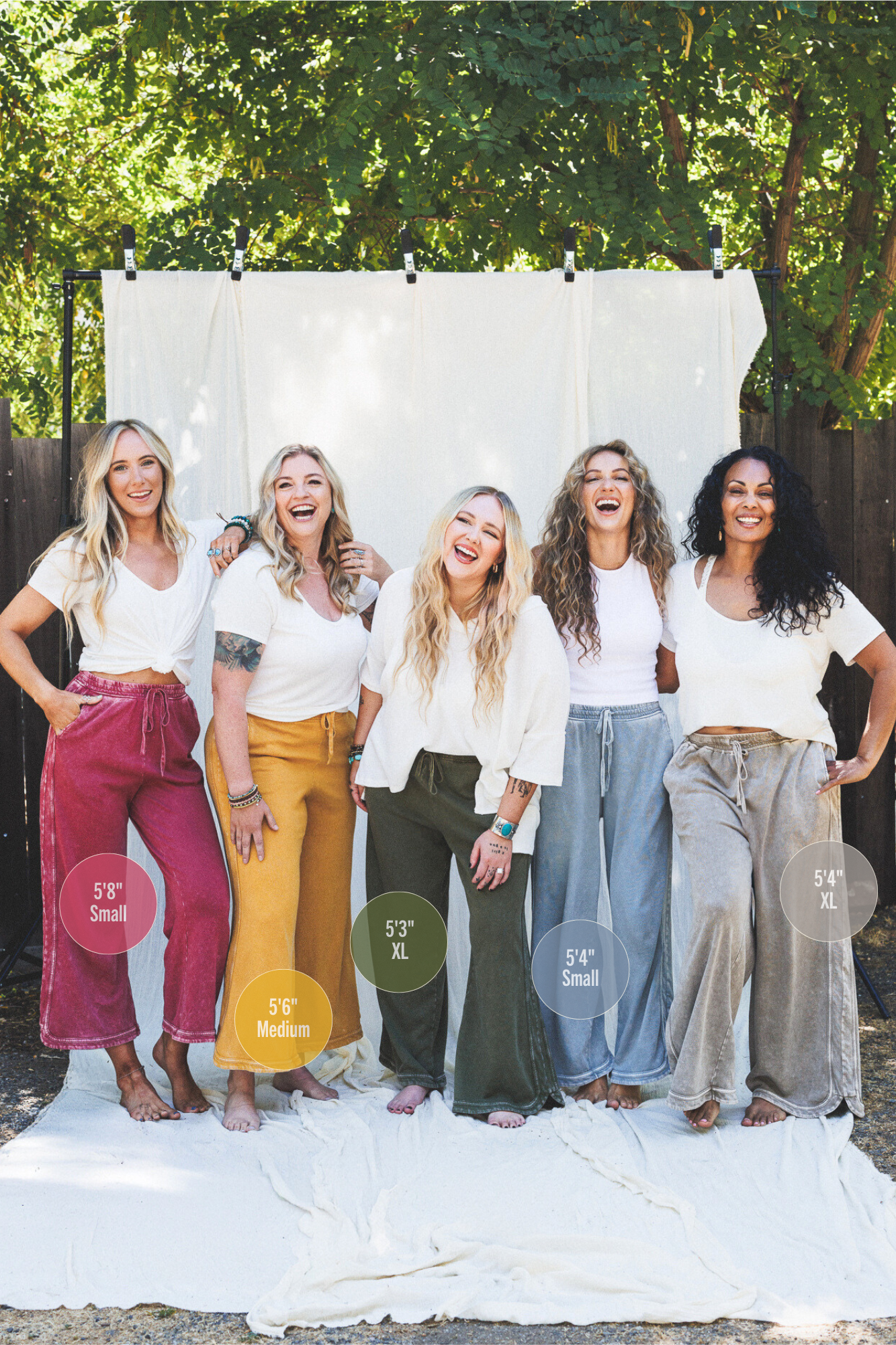 So Comfy Wide Leg Pant Cropped Length - Beige