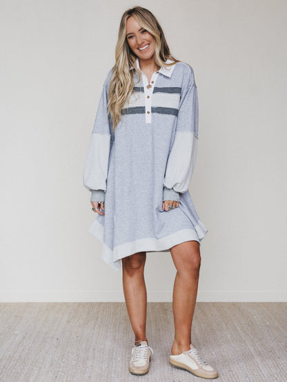 Juniper Dress - Grey Marl