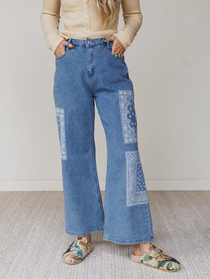 Madden Wide Leg Jeans - Denim