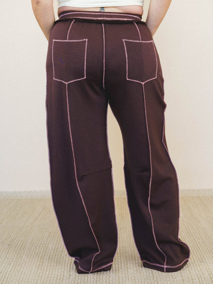 Lounge Hour Pants - Mocha Brown