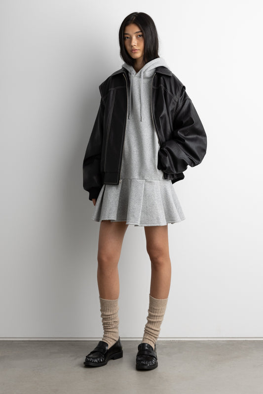 HOODIE MINI DRESS