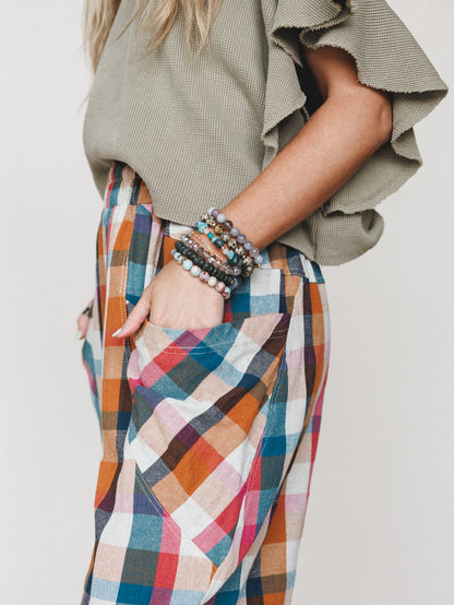 Wild Roams Pants - Rose Teal