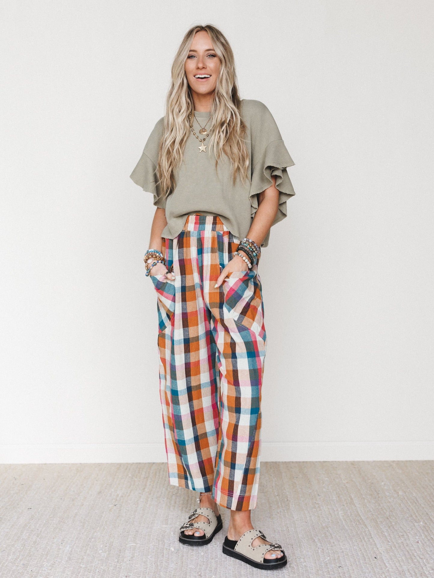 Wild Roams Pants - Rose Teal
