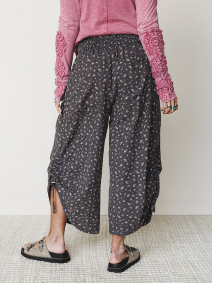 Vintage Blooms Pants - Ash Mocha
