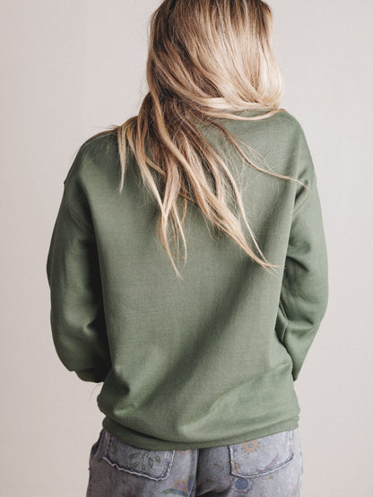The Nest Fly Free Sweatshirt - Military Green
