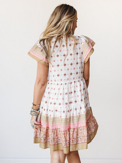 Off to The Races Dress - Natural