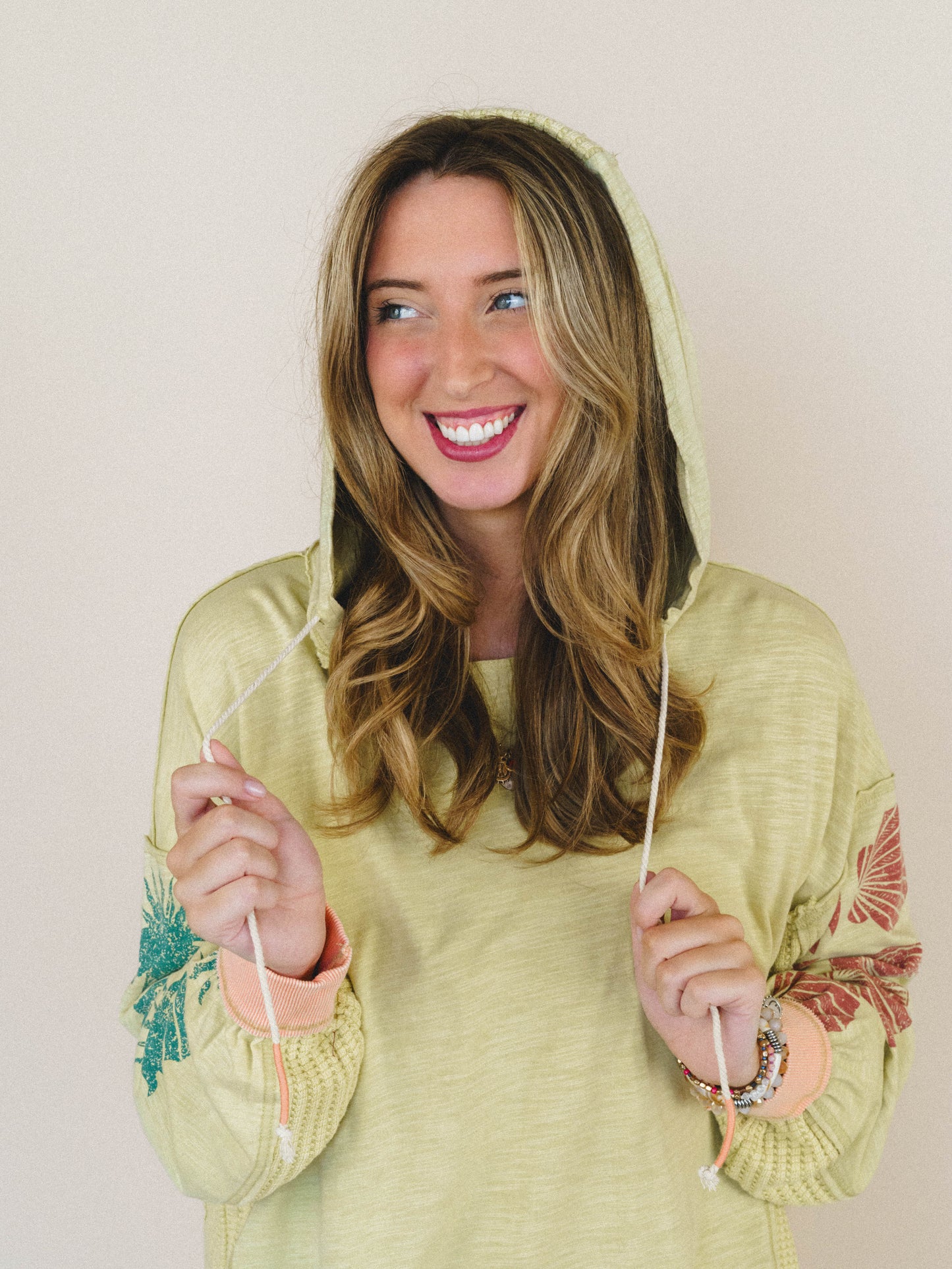 South Beach Sands Hoodie Pullover - Pear