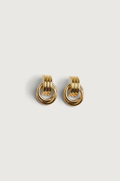 MEDIUM KNOTTED EARRINGS
