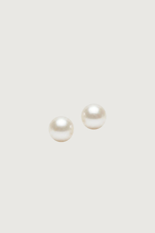 CHUNKY PEARL STUD EARRINGS