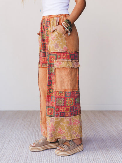 Desert Collage Pants - Camel