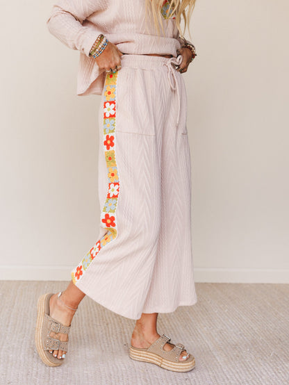The Nest Midday Light Wide Leg Pant - Taupe