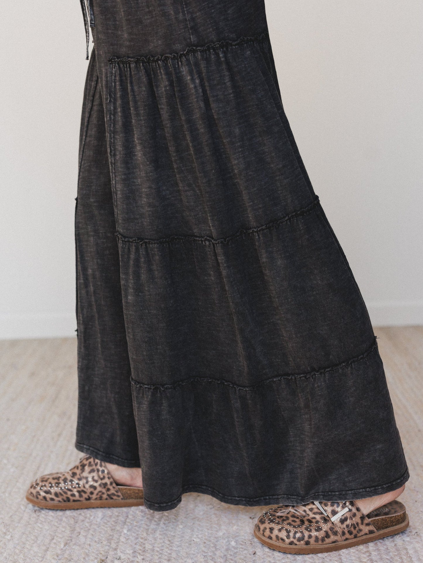 Everyday Adventure Tiered Pants - Black