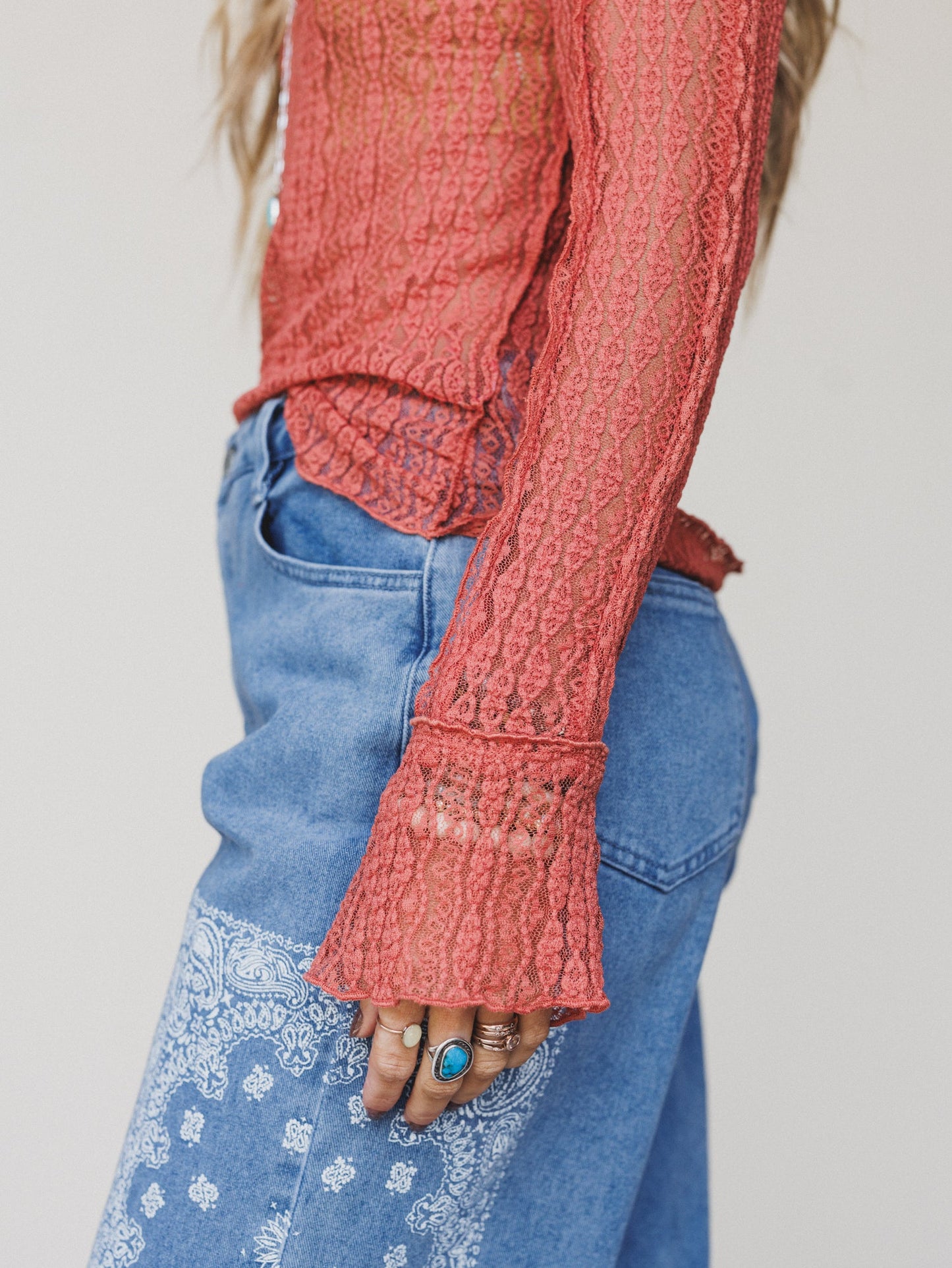 Western Star Top - Rust