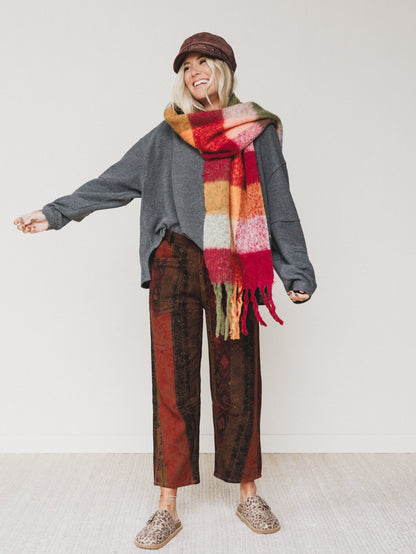 Lazy Daze Pants - Rust