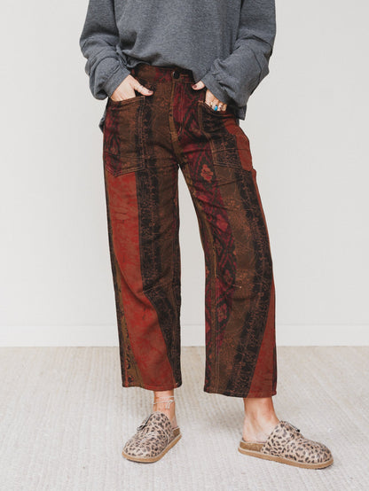 Lazy Daze Pants - Rust