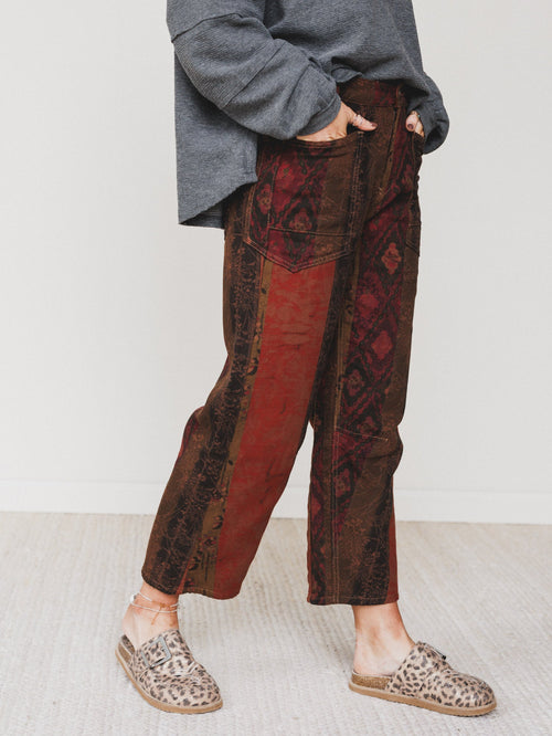 Lazy Daze Pants - Rust