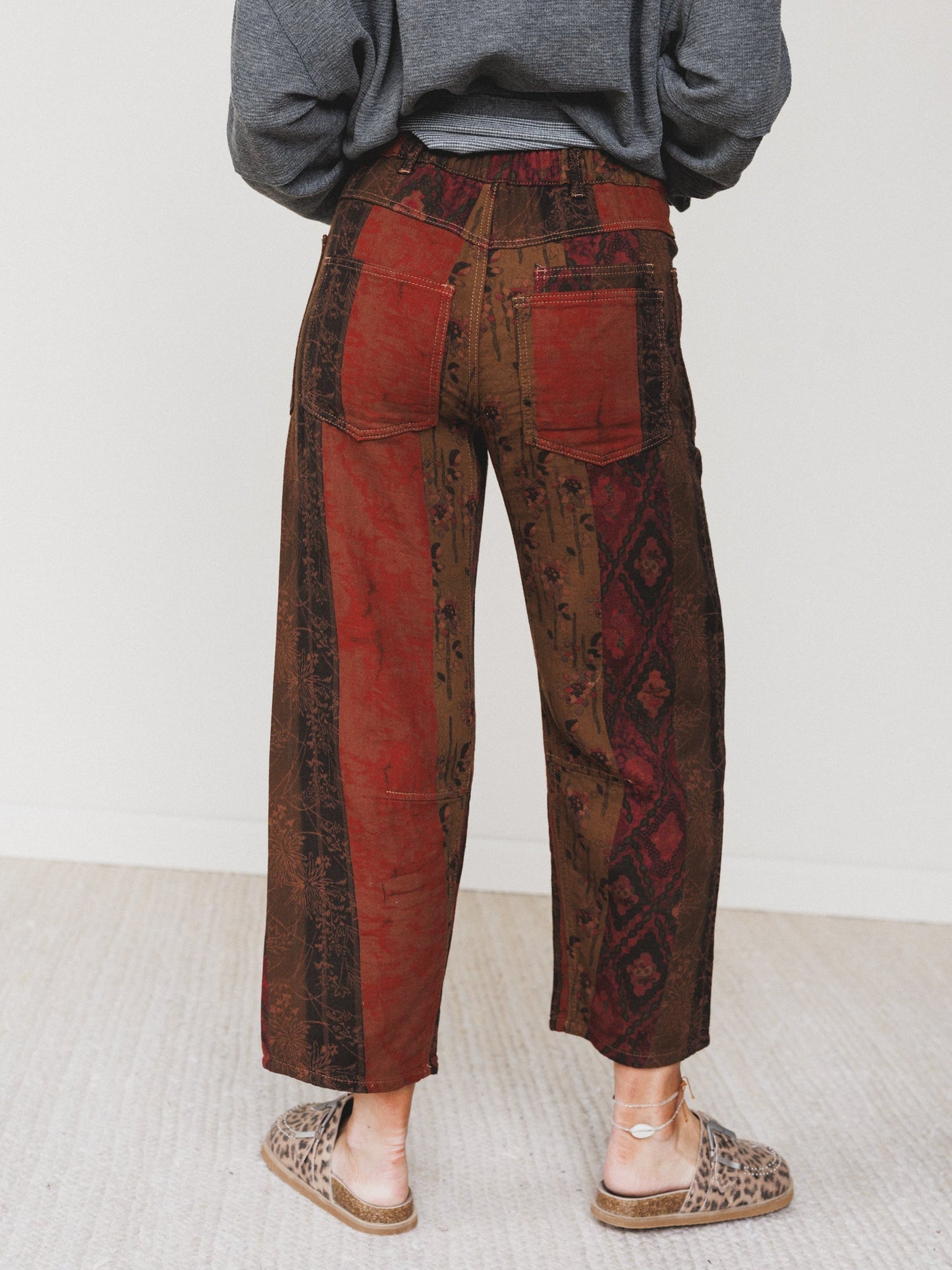 Lazy Daze Pants - Rust