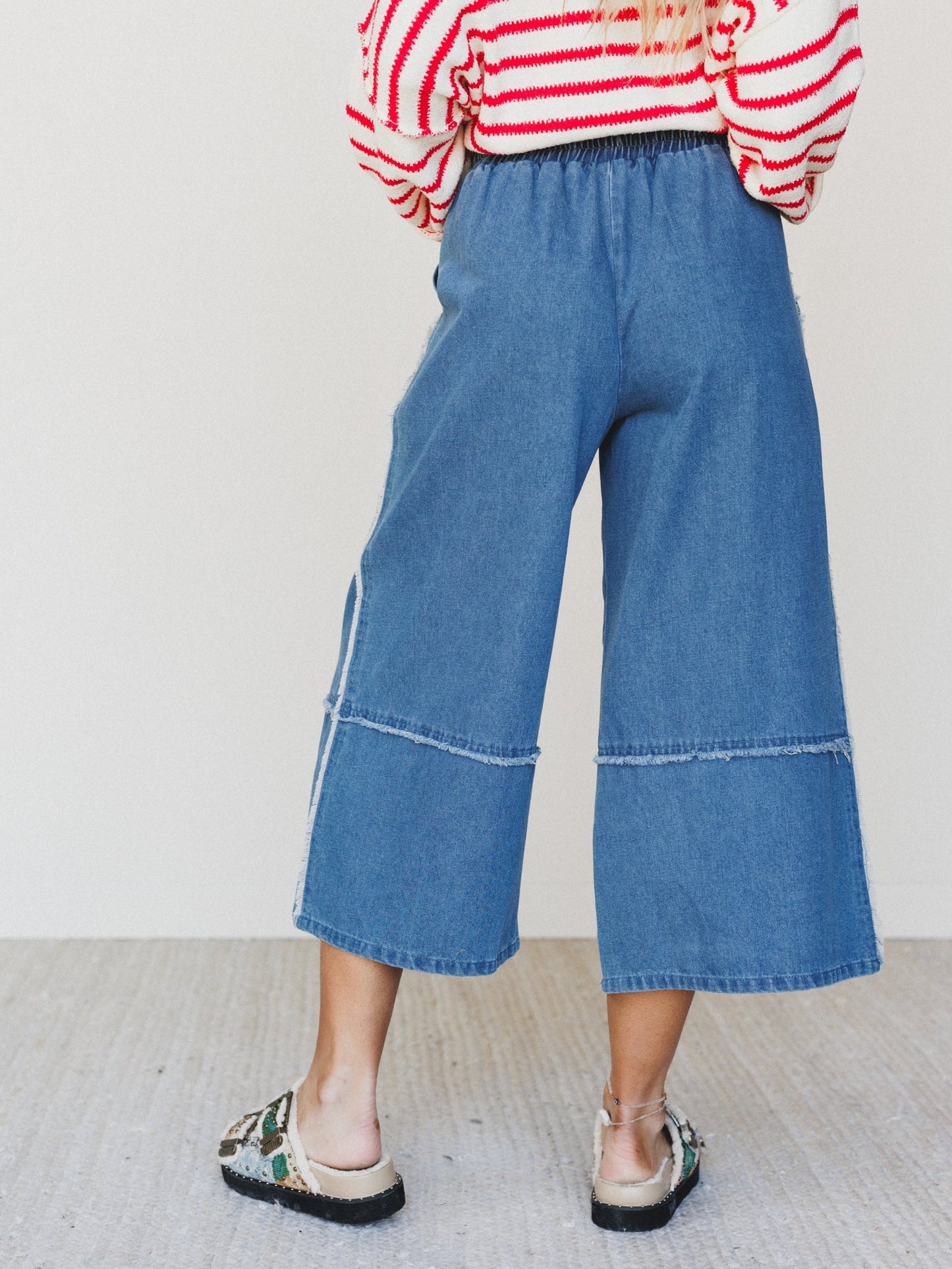 Cozy Blues Denim Pants  - Denim