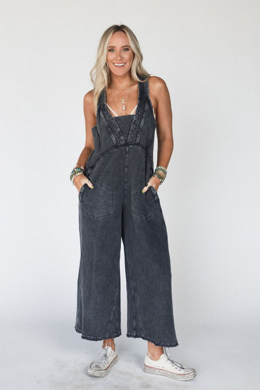 Meadow Dreamer Jumpsuit - Black