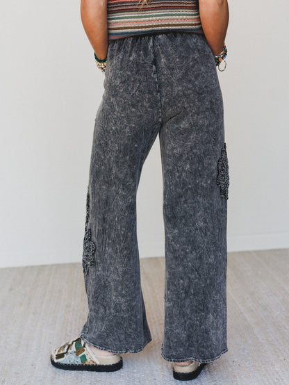 Kamilla Wide Leg Pants - Black