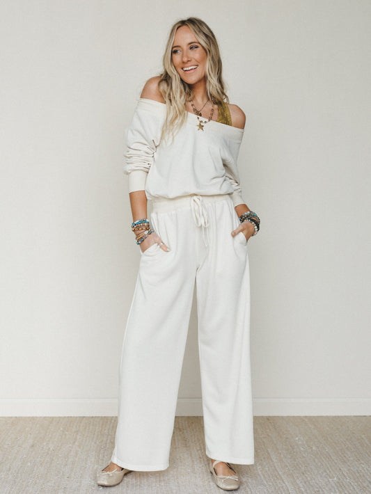 Relaxed Era Jumpsuit - Ecru