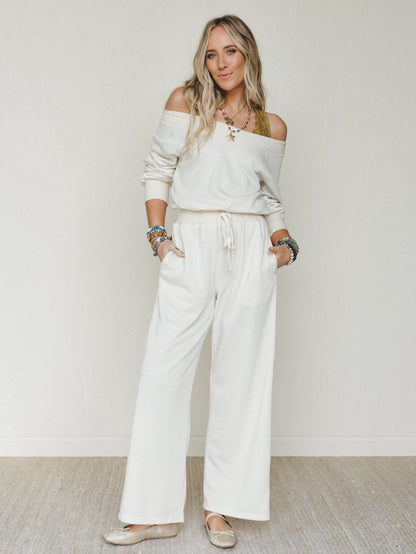 Relaxed Era Jumpsuit - Ecru