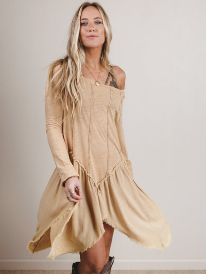 Full of Hope Dress - Biscuit