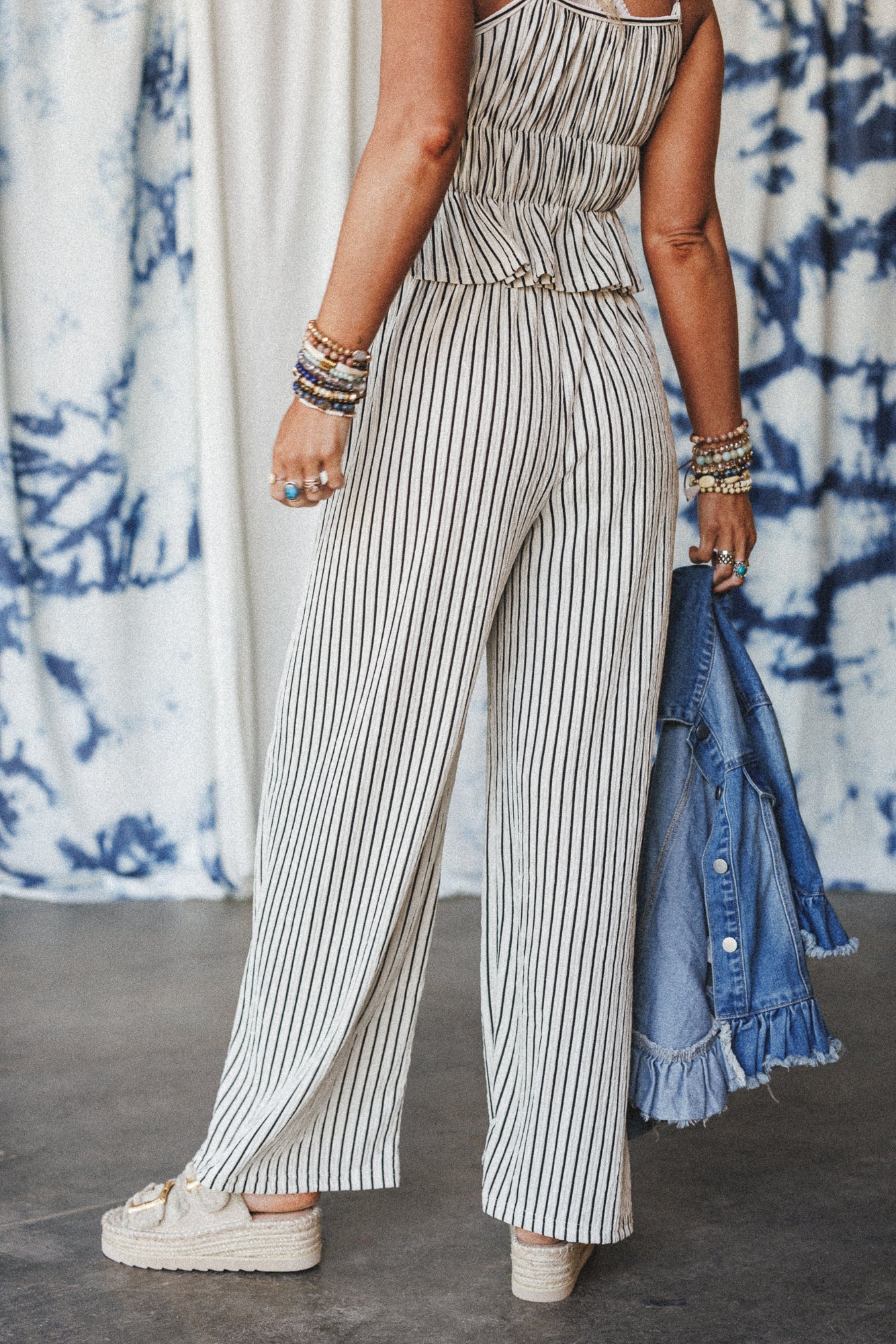 Pushing Limits Striped Pants - Natural
