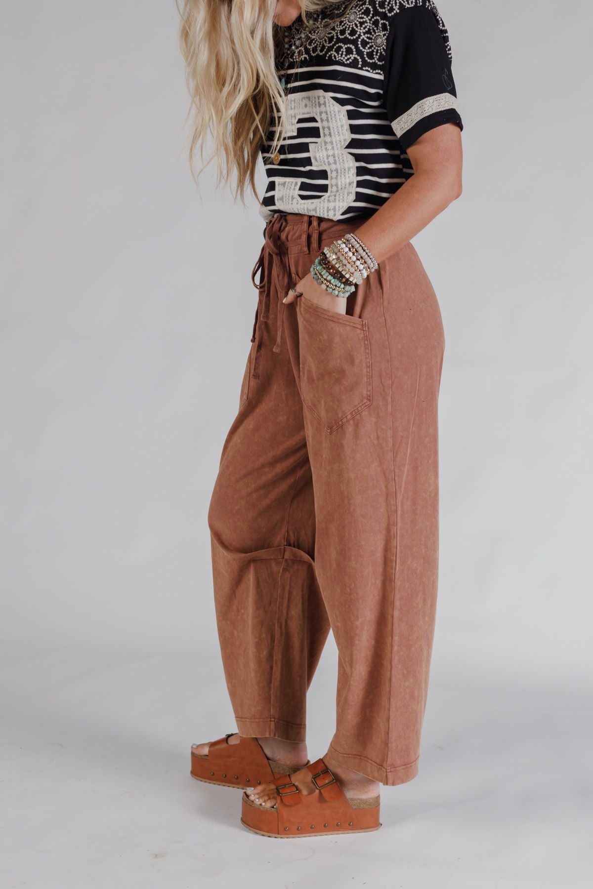Catalina Pants - Brown