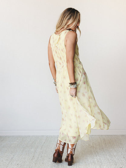 Spring Light Dress
 - Lemon Multi